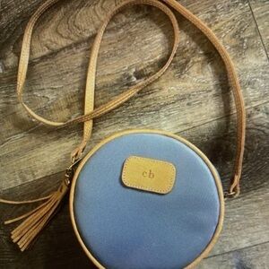 Jones Wear Blue and Tan Crossbody Bag